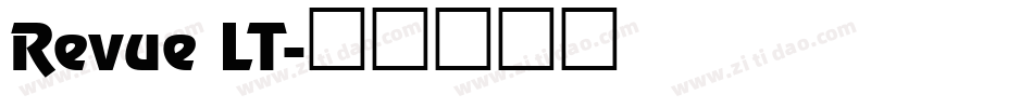 Revue LT字体转换